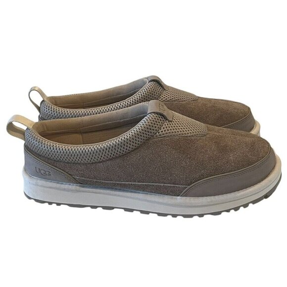 New UGG Tasman IOE Ceramic Taupe Leather Suede Shoes Sneakers - Picture 2 of 10